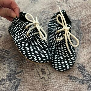 Piper Finn Kids Oxfords Shoes Polka Dot Black White Shoes Toddler